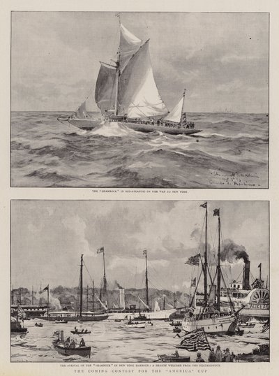 The Coming Contest for the America Cup by Charles Edward Dixon